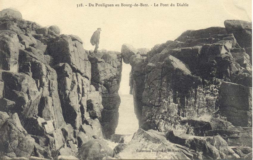 (44 - Loire Atlantique) Batz sur Mer - Du Pouliguen au Bourg-de-Batz - Le Pont du Diable
