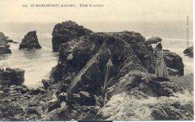 (44 - Loire Atlantique) Batz sur Mer - Etude de rochers