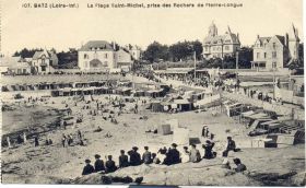 (44 - Loire Atlantique) Batz sur Mer - La plage Saint-Michel, prise des rochers de Pierre-Longue