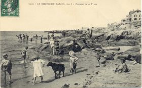 (44 - Loire Atlantique) Batz sur Mer - Rochers de la plage