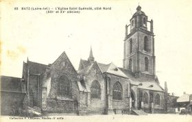 (44 - Loire Atlantique) Batz sur Mer - L'Eglise Saint-Guénolé, côté Nord (XIIIe et XVe siècles)