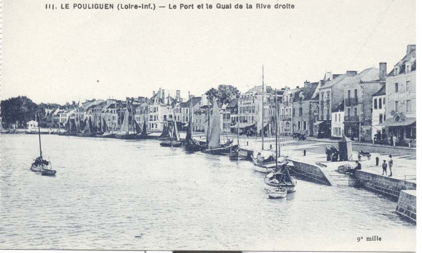 (44 - Loire Atlantique) Le Pouliguen - Le Port et le Quai de la rive droite