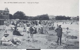 (44 - Loire Atlantique) Le Pouliguen - Vue sur la plage