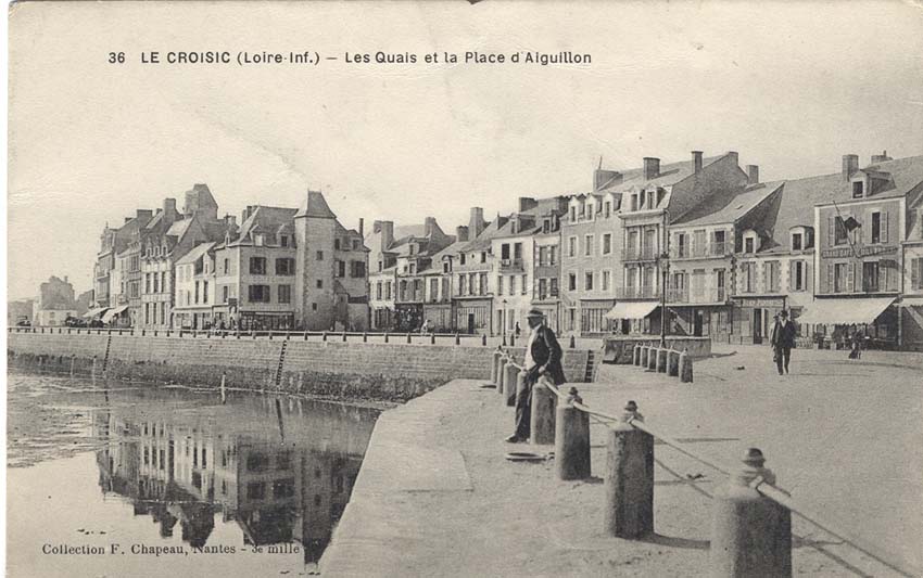 (44 - Loire Atlantique) Le Croisic - Les quais et la place de l'Aiguillon