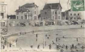 (44 - Loire Atlantique) Le Croisic - La PLage et les Chalets
