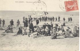 (44 - Loire Atlantique) Le Croisic - Récréation sur la plage - Pen-Bron