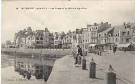 (44 - Loire Atlantique) Le Croisic - Les quais et la place de l'Aiguillon