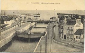 (44 - Loire Atlantique) Saint Nazaire - L'Ecluse de la nouvelle entrée
