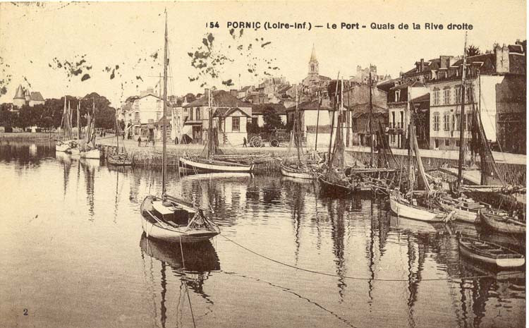 (44 - Loire Atlantique) Pornic - Le Port - Les quais de la Rive Droite