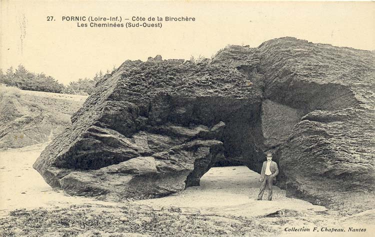 (44 - Loire Atlantique) Pornic - Côte de la Briochère - Les Cheminées