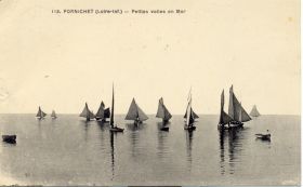 (44 - Loire Atlantique) Pornichet - Petites voiles en mer